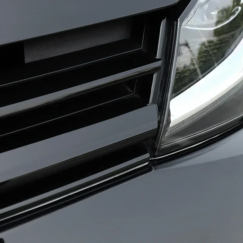 2db Fényes fekete Golf 7 fényes fekete trim bár módosított rács Golf7.5 2013-2020 első kerítés, rács díszített MK7 MK7.5R
