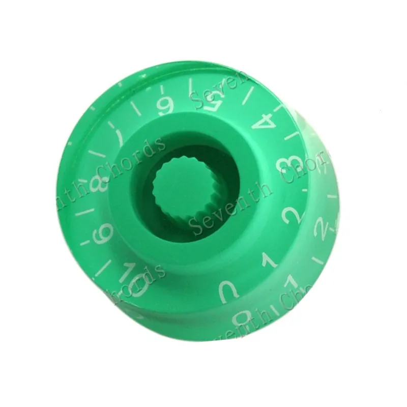 4db/sok Gyönyörű Zöld Sebesség Gombok Az Elektromos Gitár Volume Tone gomb Gomb Pot Kap Gomb Gitár Tartozékok