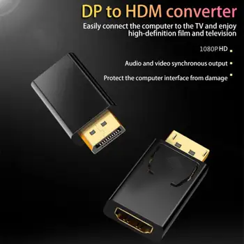 DP, HDMI-kompatibilis Adaptert a számítógép-monitor átalakító Arany/nikkel bevonatú csatlakozó DisplayPort, HDMI-kompatibilis
