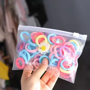 Gyerekek, Nők, Műanyag, 50 db egyszínű Színes gumiszalag Haj Kötél Haj Tartozékok Lófarok Jogosultja