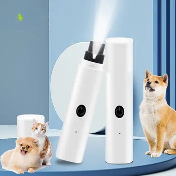 Elektromos Kutya körömvágók a Kutya Köröm Csiszolók Újratölthető USB Töltés LED Pet Csendes Macska Mancsa Köröm Ápolás Ellátás