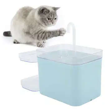 Kutya Víz Adagoló Alkatrész Felépítése 4 Szűrő Rendszer Több Tisztítás Macska Víz Szökőkút Csaptelep Szett Beltéri