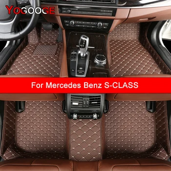 YOGOOGE Egyedi Autó Szőnyeg A Mercedes Benz S OSZTÁLY W221 W222 W223 Automatikus Kiegészítők Láb Szőnyeg