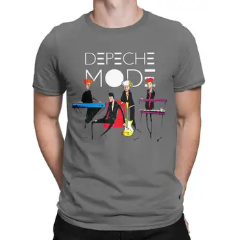 Férfi T-Shirt Depeche Hűvös Mód Vicces Tiszta Pamut Póló Rövid Ujjú Póló Kerek Gallér Ruházat, Ajándék Ötlet