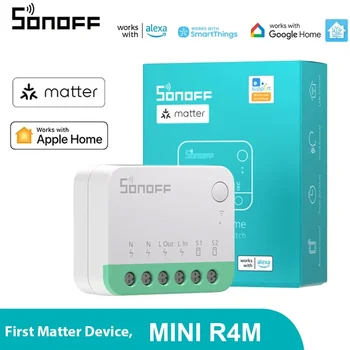 SONOFF MINIR4M Wifi Smart Switch Számít Kompatibilis Leválasztani Korszerűsített Relé Intelligens Vezérlő Univerzális-Megszakító A Alexa, a Google