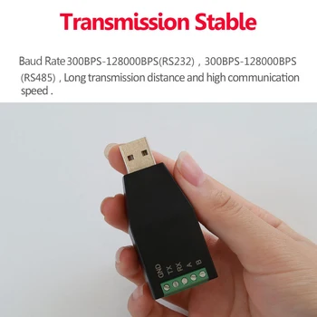 USB-RS232 RS485, USB Soros Kommunikáció Modul Ipari Minőségű USB-232/485 Jel Átalakító