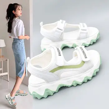Új Nyári Női Sport Szandál Koreai Verzió Vastag Platform Cipő, Alkalmi Cipő Női Szabadtéri Strand Sport Sandalies Mujer