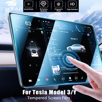 a Tesla Model 3-Y 2019-2022 2023 Edzett Üveg Film Touch Screen Protector 15