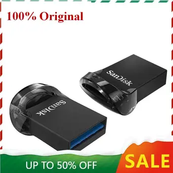 SanDisk mini pendrive 512G Flash Meghajtó 100% - os USB Stick CZ430 USB3.1 pendrive 64 gb 16 gb-os 130MB/S 32gb 128GB 256G tabletta
