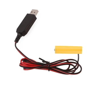 USB-hálózati Kábel 5V 1,5 V AA LR6 AM3 a LED Óra