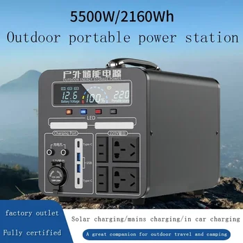 600W-2000W Hordozható erőmű Feltöltése Külső Akkumulátor 220 v-os Energia-Tároló Kínálat Kerti Kemping LAKÓKOCSI Lakóautó