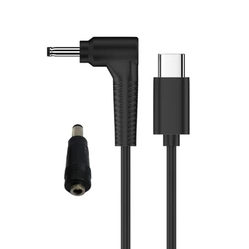Típus C-DC3.5x1.35 mm-es hálózati Kábel USB-C DC35135 Tápkábel 5.5mmx2.5mm Adapterrel A Routerek Kamera