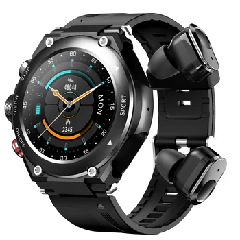 T92 IPS kijelző Intelligens Karóra Sport Smartwatch, Bluetooth Fülhallgató pulzusszám Ellenőrzése Bluetooth Smart Óra