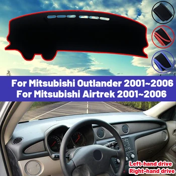 Magas Minőségű Mitsubishi Outlander Airtrek 2001-2006 Autó Műszerfal Borító Szőnyeg Nap Árnyékban Kerülje a Fény Pad Szőnyegek Anti-UV-2004