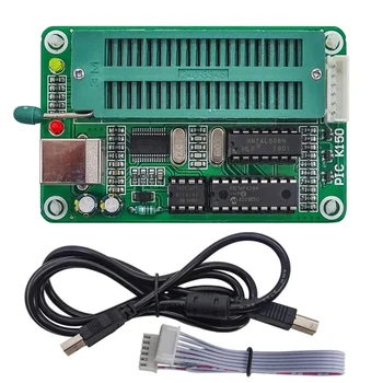 PIC K150 ICSP Programozó USB Automatikus Programozás Fejleszteni Mikrokontroller USB ICSP kábel külső tápegység