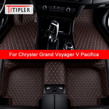 TITIPLER Egyedi Autó Szőnyeg A Chrysler Grand Voyager V Csendes - \\Automatikus Kiegészítők Láb Szőnyeg