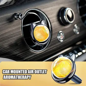 Autós Aktív Diffúziós Aromaterápiás Jármű Diffúzor Légfrissítő Szellőző Autó Belső Kiegészítők Üdítő Dekoratív