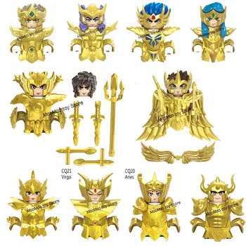 Arany Szent Shiryu Seiya Hyoga Ikki Shaka Dohko Mu Adatok Minifigurát Építőkövei Játékok
