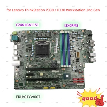 I3X0RMS a Lenovo ThinkStation P330 / P330 Munkaállomás 2nd Gen számítógép alaplap C246,LGA1151 FRU:01YW007 DDR4 100% - OS az OK gombra