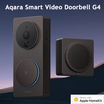 [KN-Változat]Aqara Smart Videó Csengő G4 1080P HD AI arcfelismerő Biztonsági Riasztás Valós Időben Nyomon Munka HomeKit Aqara APP