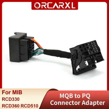 ISO Frissítés MQB, hogy PQ Átalakító Csatlakozó Kábel Adapter VW 2003-2015 Telepíteni MIB Rádió RCD360 RCD330 RCD330G PLUSZ