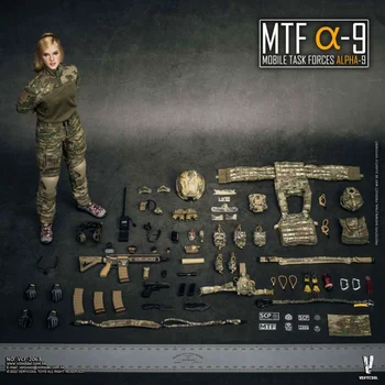 VERYCOOL VCF-2063 1/6 Mobil munkacsoport Alfa-9 MTFa-9 Női Katona Figura Modell Teljes Készlet Gyűjthető Játék Ajándék Raktáron