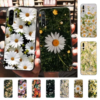 Százszorszép Virágok, Növények Telefon Esetében A Huawei P 8 9 10 20 30 40 50 Pro Lite Psmart Megtiszteltetés 10 lite 70 Haver 20lite