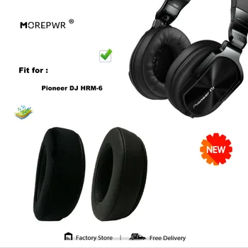 Morepwr Új Frissítés Csere fülvédő a Pioneer DJ HRM-6 Fülhallgató Részei Bőr Párna Earmuff