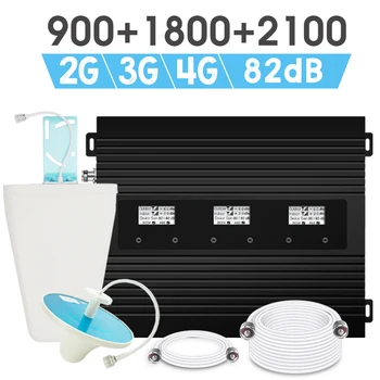 Teljesítmény 2G 3G 4G Jelerősítő GSM 900 DCS 1800 WCDMA 2100 MHz-es Mobil jelerősítő GSM1800 UMTS 82dB Nyereség LCD AGC Erősítő