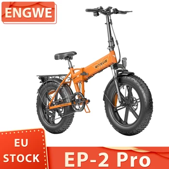 ENGWE EP-2 Pro Összecsukható Elektromos Kerékpár 20 Hüvelyk Kövér Gumiabroncs 750W Motor 13Ah Akkumulátor 42km/h Max Sebesség 120km Tartomány Hegyi Kerékpár Hó